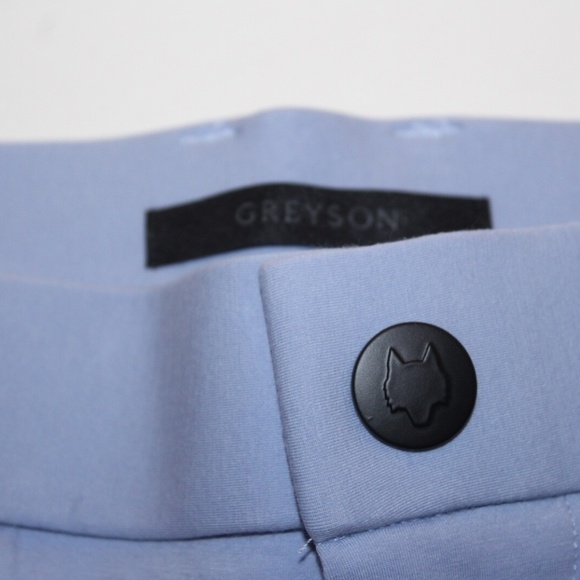 $148 Greyson Golf Mens Size 32 Sequoia Shorts Stretch Heron Blue Butter Soft - Picture 5 of 11